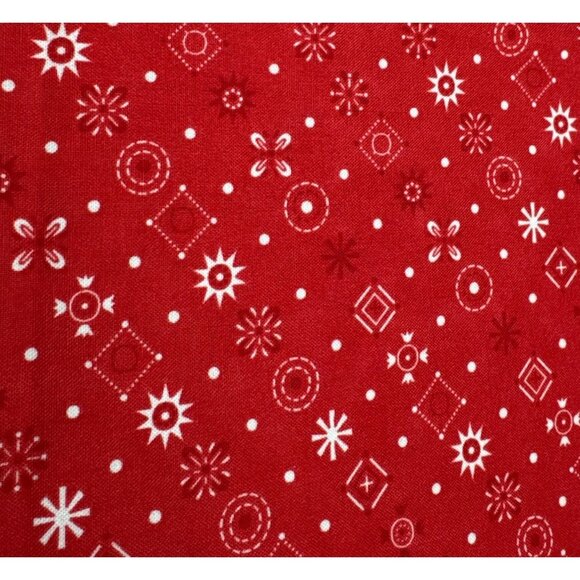 Red & White "Baby Jane" Cotton Fabric by Cosmo Cricket for Moda - Picture 1 of 12
